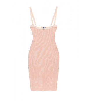 SLIPDRESS LE JOURNAL INTIME "INVISIBLE" DRESS LONG (FLESH COLOR)
